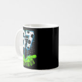Soccer Drip 67 Six Seven Funny Gen Alpha Meme 6 7 Kaffeetasse (Vorderseite Links)