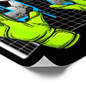 Soccer Drip 67 Six Seven Funny Gen Alpha Meme Desi Poster (Ecke)