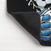 Soccer Drip Number 67 Boys Soccer Goalkeeper 67  Mousepad (Ecke)