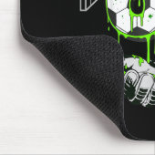 Soccer Drip Number 67 Boys Soccer Player 67 Footba Mousepad (Ecke)