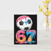 Soccer Drip Number 67 Boys Soccer Player 67 Karte (Gelbe Blume)
