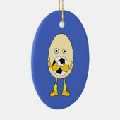 Soccer Egghead Keramik Ornament (Rechts)