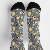 Soccer Egghead Muster Socken (Oben)