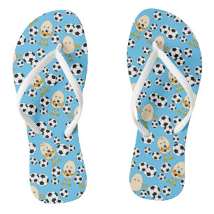 Soccer Egghead Muster Socken Badesandalen