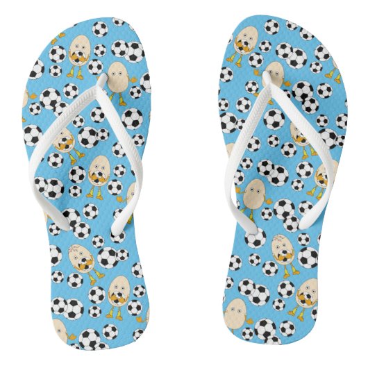 Soccer Egghead Muster Socken Badesandalen (Fußbett)