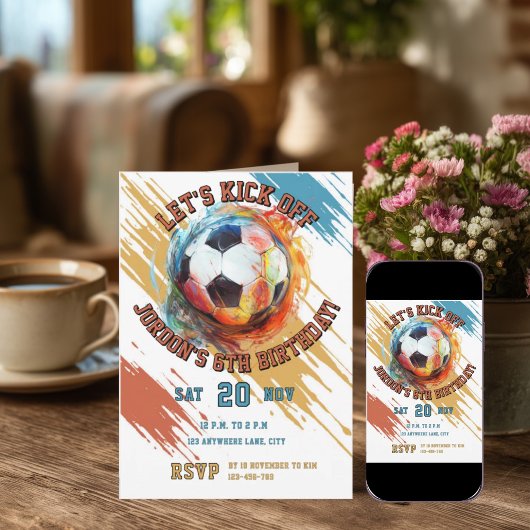 Soccer  einladung