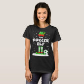 Soccer Elf Matching Group Family Holiday Christmas T-Shirt (Vorne ganz)