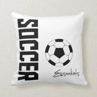 Soccer Essentials Pillow (schwarz) Kissen