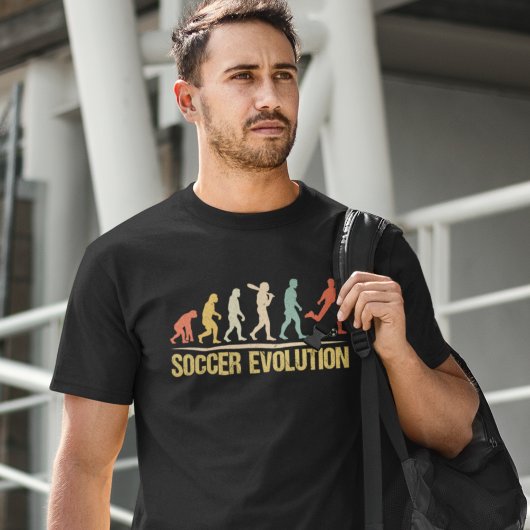 Soccer Evolution – Human Evolution to Soccer Lover Tri-Blend Shirt
