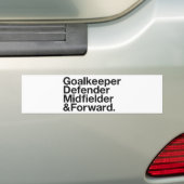 SOCCER Fan Autoaufkleber (Auf Auto)