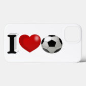 Soccer Fan  Case-Mate iPhone Hülle (Rückseite (Horizontal))