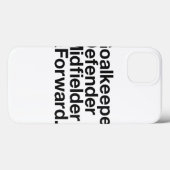 SOCCER Fan Case-Mate iPhone Hülle (Rückseite (Horizontal))