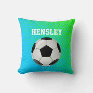 Soccer Fan Custom Throw Pillow Kissen