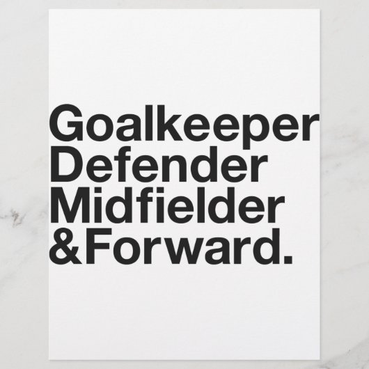 SOCCER Fan Flyer (Vorne)