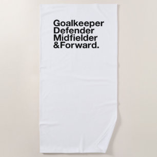SOCCER Fan Strandtuch