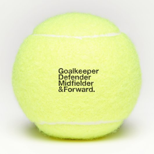 SOCCER Fan Tennisbälle (Vorderseite)