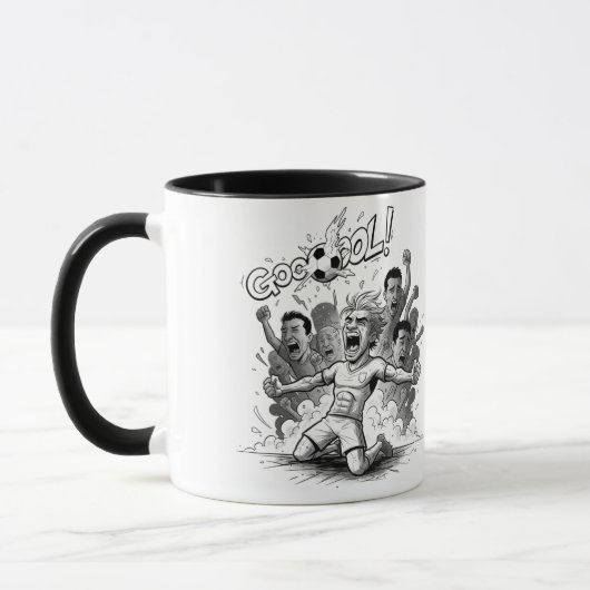 Soccer Fans Goal Celebration Mug Tasse (Links)