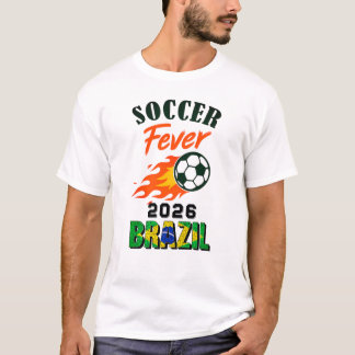 SOCCER Fever 2026 Brasilien Fan Gear Limited Editi T-Shirt