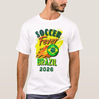 SOCCER Fever 2026 Brasilien Fan Gear Limited Editi T-Shirt