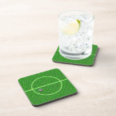 Soccer Football Field Ball - Cork Coaster Untersetzer (Rechte Seite)