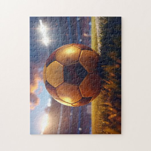 Soccer Football - Golden Ball Puzzle (Vertikal)