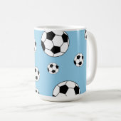 Soccer Football Kaffeetasse (VorderseiteRechts)