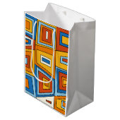 Soccer Football Mittlere Geschenktüte (Vorderseite Schrägansicht)