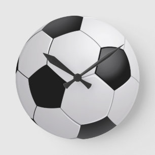 Soccer / Football Sport Runde Wanduhr