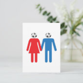 SOCCER FOREVER POSTKARTE (Stehend Vorderseite)