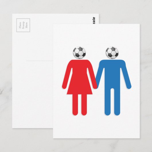 SOCCER FOREVER POSTKARTE (Vorne/Hinten)