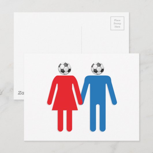 SOCCER FOREVER POSTKARTE (Vorne/Hinten)