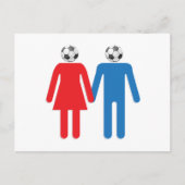 SOCCER FOREVER POSTKARTE (Vorderseite)