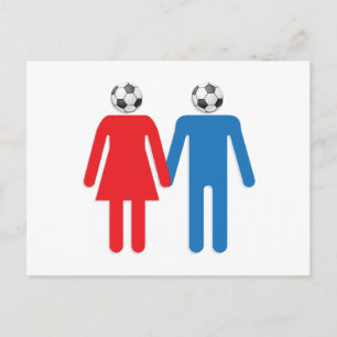 SOCCER FOREVER POSTKARTE