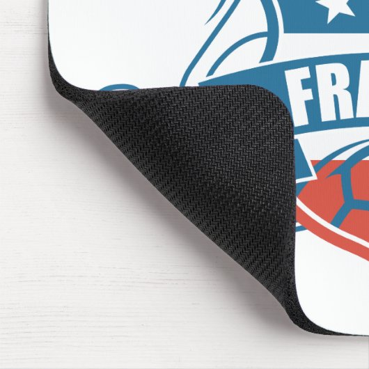 soccer FRANCE Mousepad (Ecke)