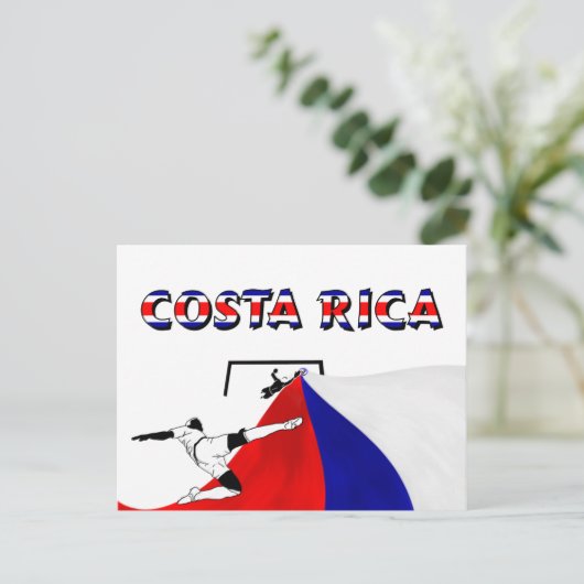 Soccer (Futbol) Postkarte (Stehend Vorderseite)