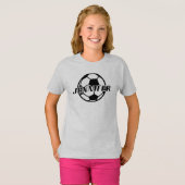SOCCER GIRL INDIVIDUELLE NAME T-Shirt (Vorne ganz)