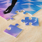 Soccer Girl Personalisiert Krawatte Dye Rainbow Bu Puzzle (Seite)