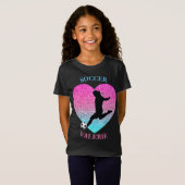 Soccer Girls Herz T - Shirt (Vorne ganz)