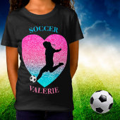 Soccer Girls Herz T - Shirt