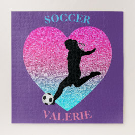 Soccer Girls Personalisiert Jigsaw Puzzle