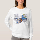 Soccer Goalkeeper Diving Save T-Shirt (Vorderseite)
