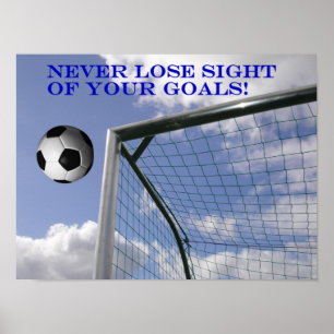 SOCCER GOALS POSTER