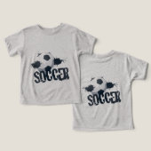 Soccer Graffiti Toddler Tee (Design Vorderseite & Rückseite)