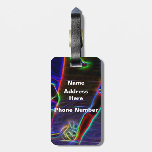 Soccer Graphics, Alexis, Bag Tag Gepäckanhänger (Rückseite vertikal)