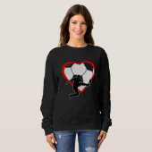Soccer Heart Sport Love Anti Valentines Day Sweatshirt (Vorne ganz)