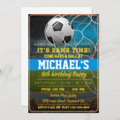 Soccer Invitation Einladung (Vorne/Hinten)