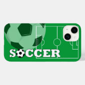 Soccer iPhone Case (Rückseite (Horizontal))