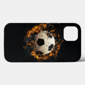 Soccer iPhone Case - Magnetharte Hüllen Blazing (Rückseite (Horizontal))