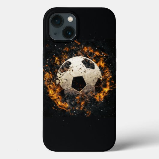 Soccer iPhone Case - Magnetharte Hüllen Blazing (Rückseite)
