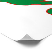 Soccer Iran Poster (Ecke)